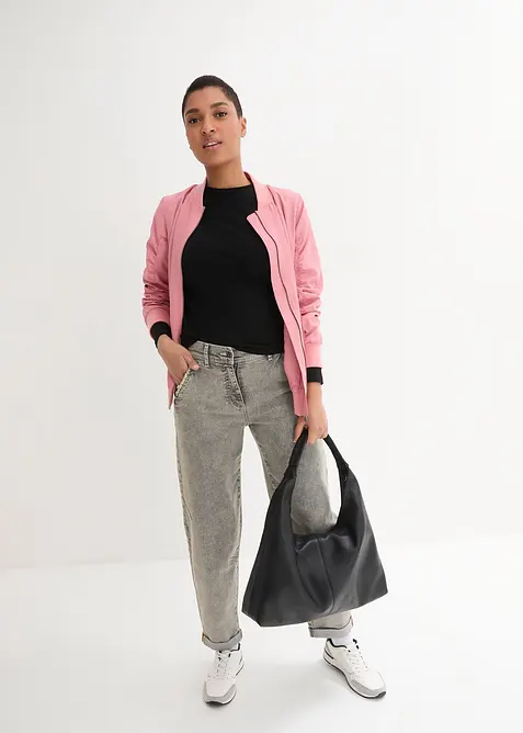 Jeans med vintagetvätt, bonprix