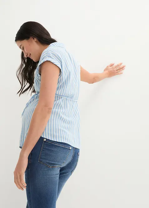 Mamma-/amningsblus i viskos, bonprix