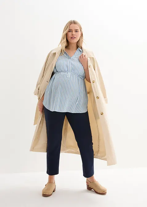 Mamma-/amningsblus i viskos, bonprix