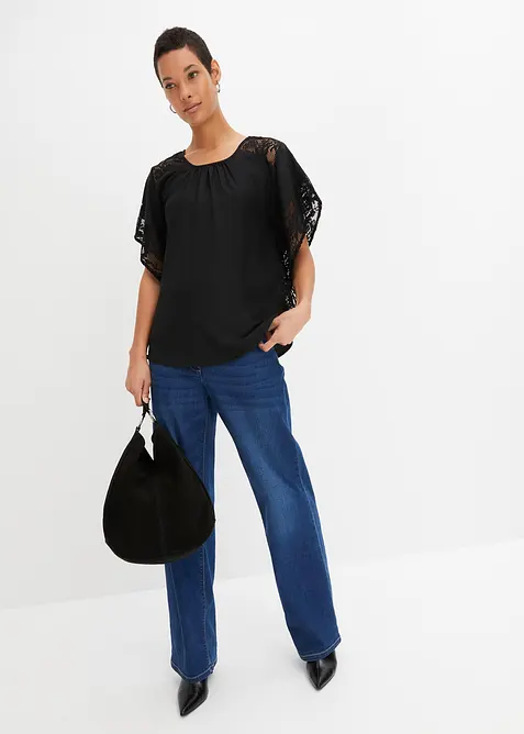 Blustunika med applikationer, bonprix