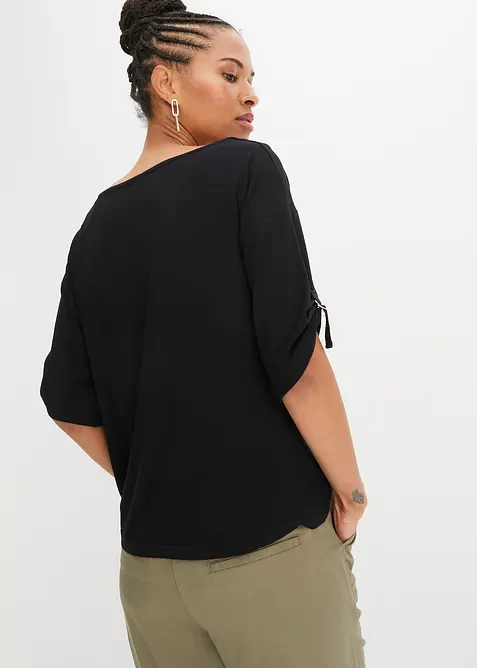 T-shirt med b&aring;tringning, bonprix