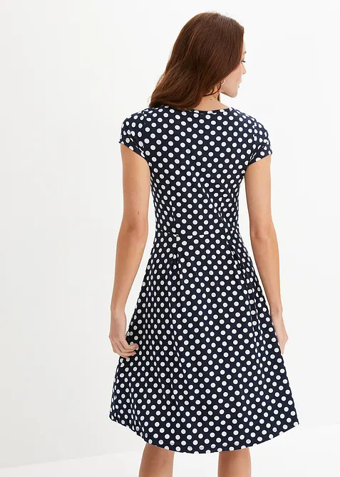 Jerseykl&auml;nning i viskosmix, bonprix