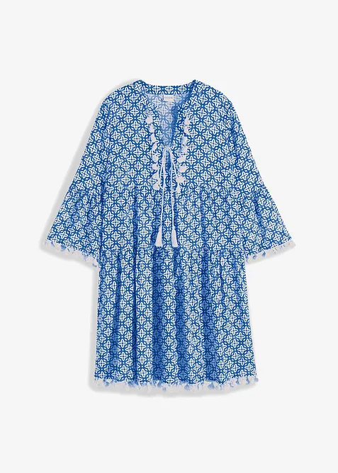 Tunikaklänning i mjuk viskos, bonprix