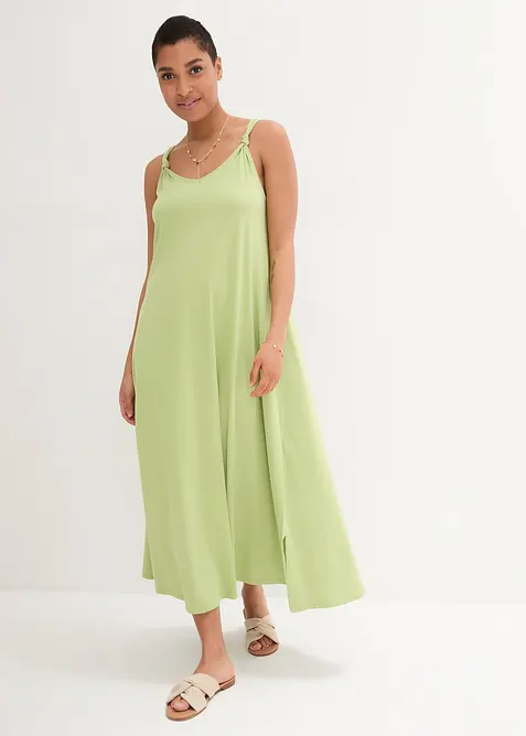 Jerseyklänning i ren bomull, bonprix