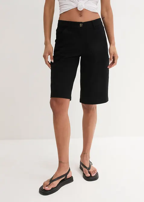 Kn&auml;l&aring;nga bermudas med utility-detaljer, bonprix