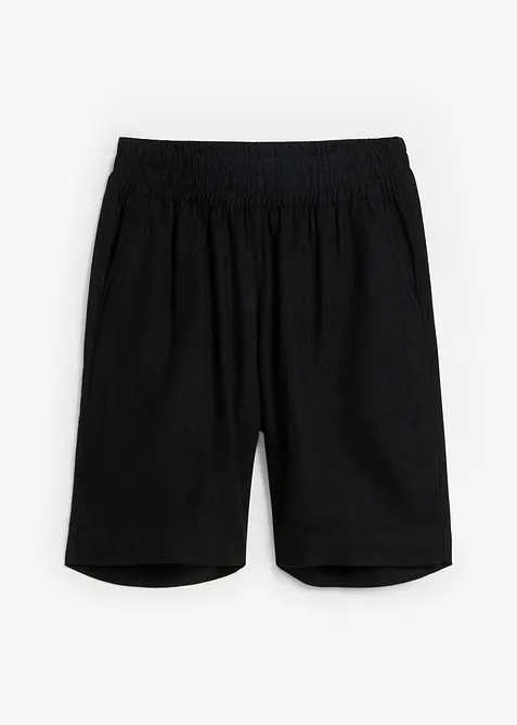 Shorts av lin- och viskosmix, bonprix