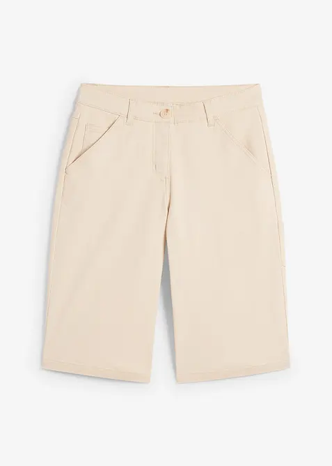 Knälånga bermudas med utility-detaljer, bonprix