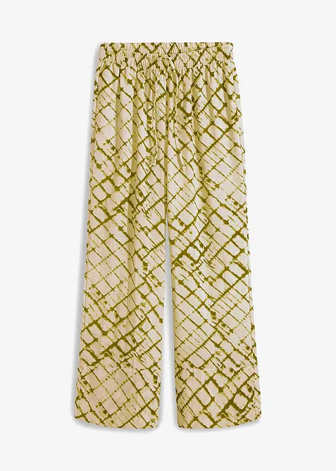 Vid mönstrad byxa, bonprix