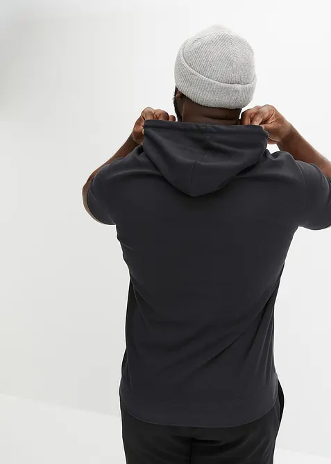 T-shirt med luva i tungt material, bonprix