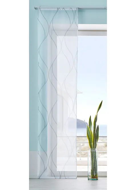 Panelgardin med återvunnen polyester (1-pack), bonprix