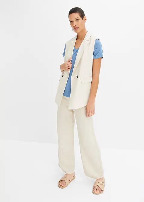 Topp i följsam viskosmix, bonprix