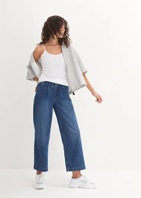 Linne med smala axelband, av bomull (3-pack), bonprix