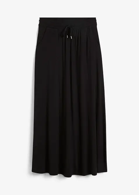 Jerseykjol av viskosmix, bonprix