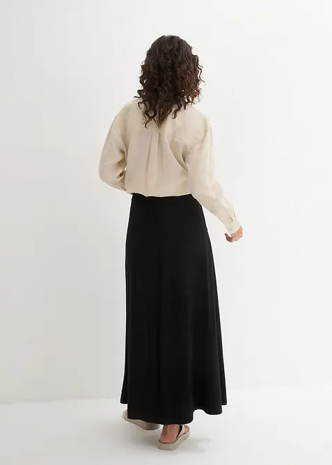 Jerseykjol av viskosmix, bonprix