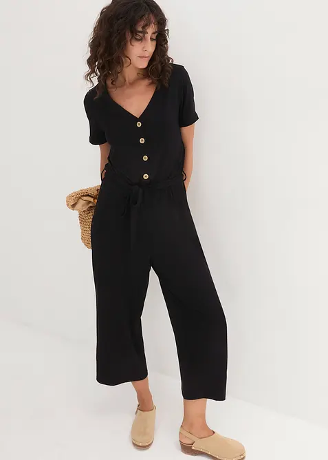 Jerseyjumpsuit av viskosmix, bonprix