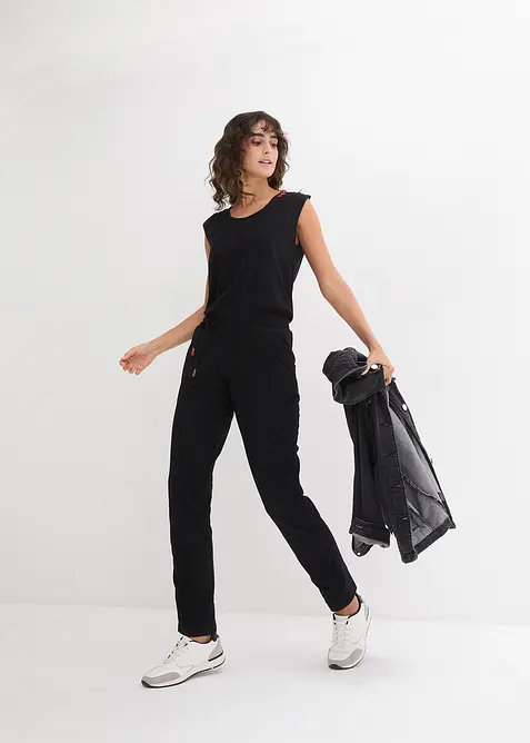 Jerseyjumpsuit av bomullsmix, bonprix