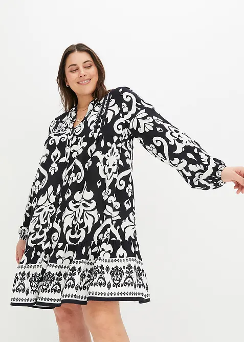 Tunikakl&auml;nning i f&ouml;ljsam viskos, bonprix