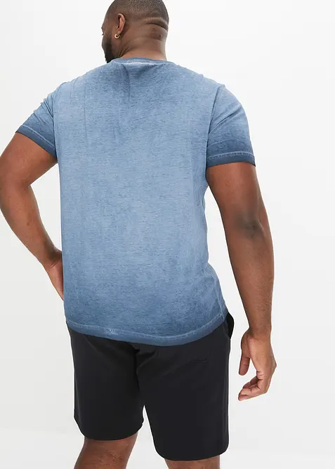 T-shirt med urtvättad look i ekologisk bomull, bonprix