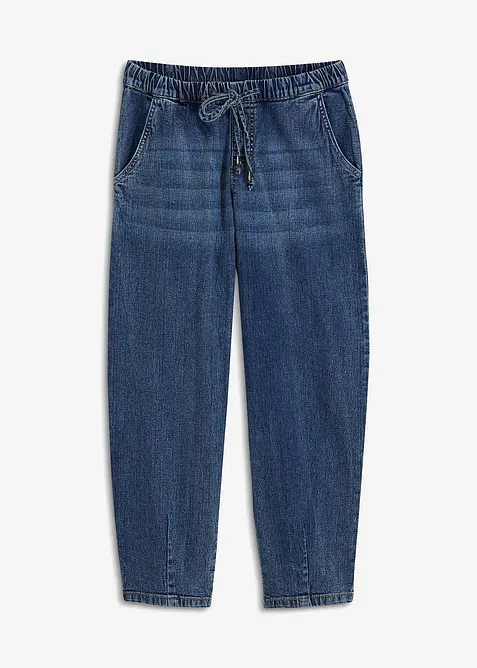 Barrel Jeans Mid Waist, med bekväm midja, bonprix
