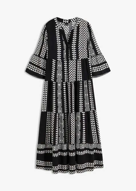 Maxiklänning av viskos med mjukt fall, bonprix