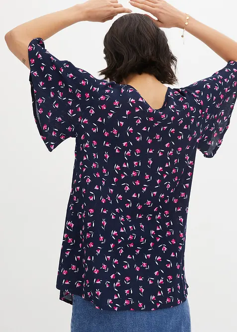 Tunika av h&aring;llbar viskos, bonprix