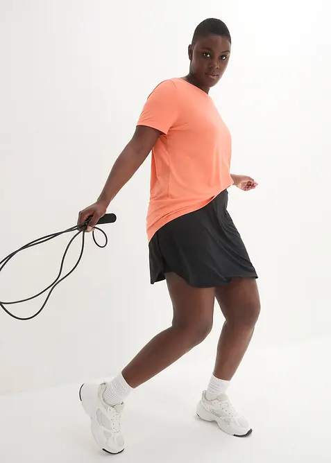 L&aring;ng sporttopp med ryggringning, bonprix