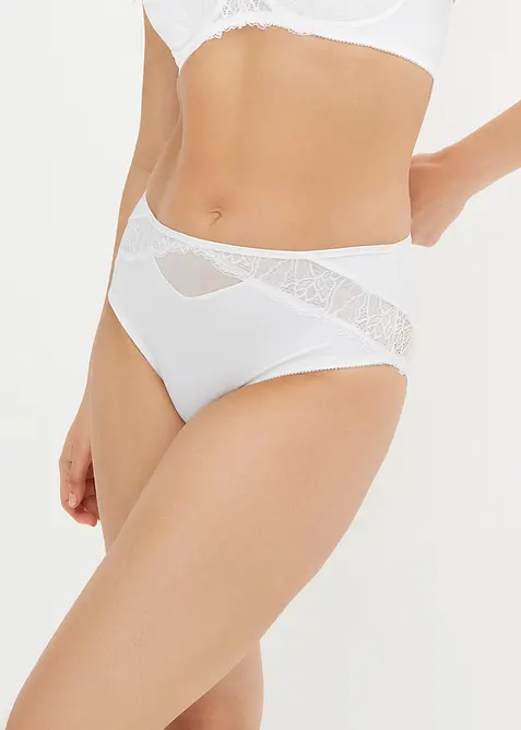 Maxitrosa med skir spets, bonprix