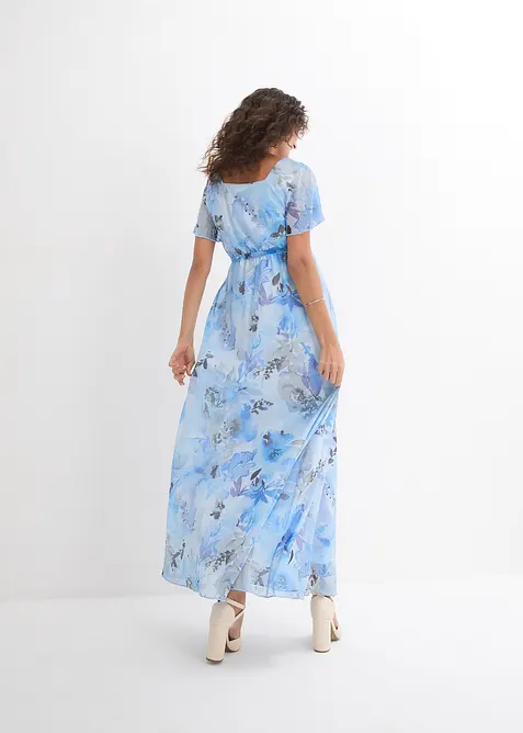 Mammaklänning i maxilängd av utsökt mesh, bonprix