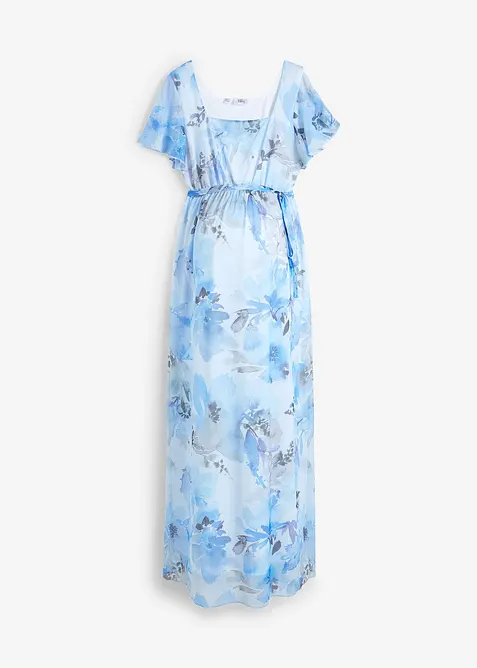 Mammaklänning i maxilängd av utsökt mesh, bonprix