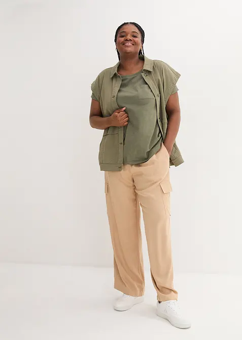 T-shirt av bomull, bonprix