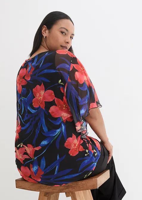 Tunika i mesh, bonprix