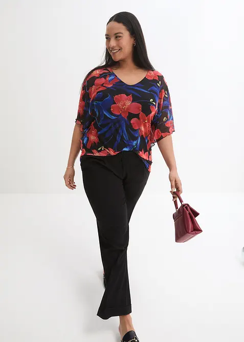 Tunika i mesh, bonprix