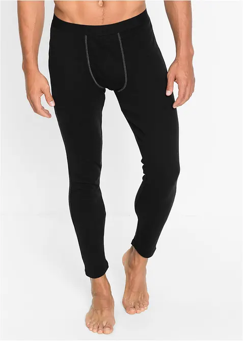 Långkalsong av ribbad bomull, bonprix