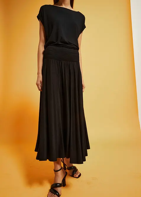 Jerseykjol av viskos med mjukt fall, bonprix