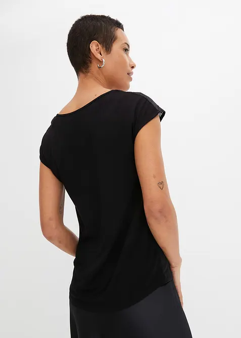 Topp med spetsinfällning, bonprix