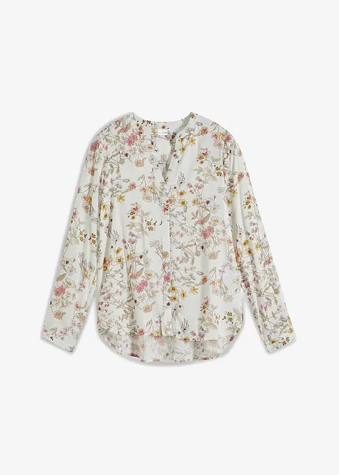 Blus av ren viskos, bonprix