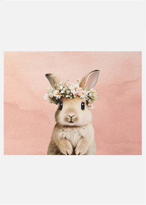 D&ouml;rrmatta med kanin, t&aring;l att tv&auml;ttas, bonprix