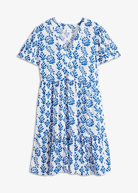 Tunikaklänning av ren viskos, bonprix