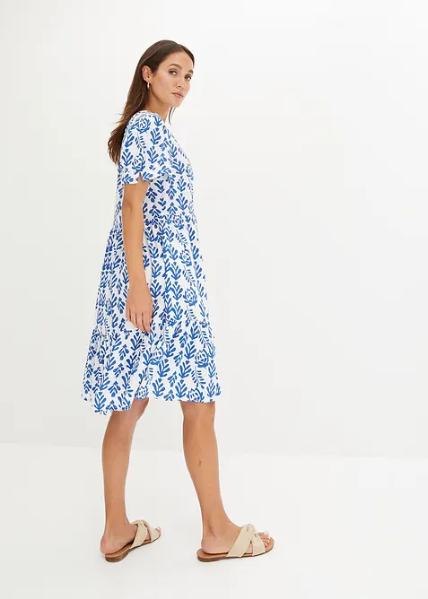 Tunikaklänning av ren viskos, bonprix