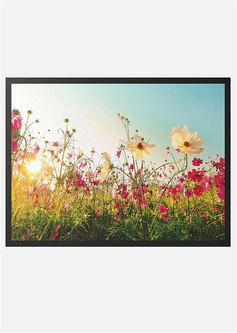 D&ouml;rrmatta med blomster&auml;ng, bonprix