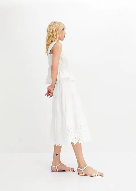 V&aring;dkjol med h&aring;lbroderi, bonprix