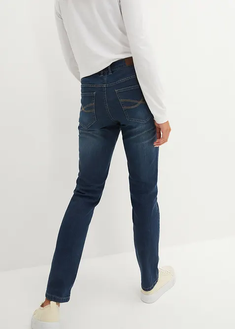 Stretchjeans Straight Mid Waist, bonprix