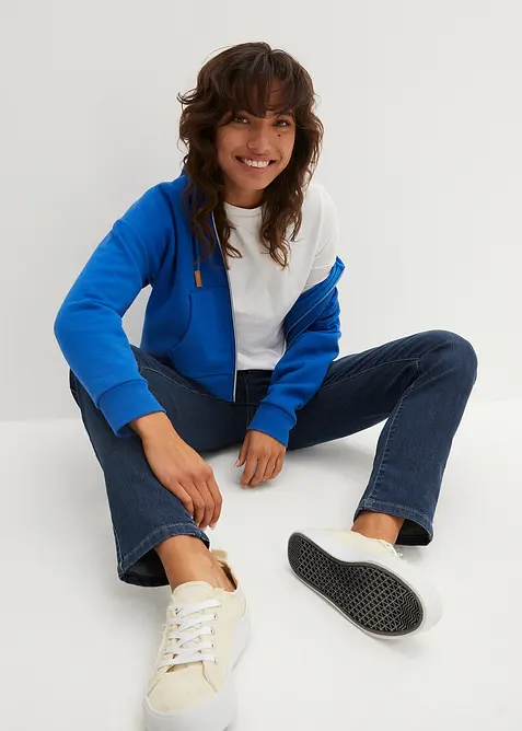 Stretchjeans Straight Mid Waist, bonprix