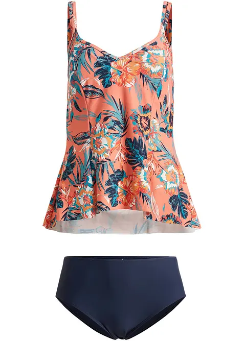 Tankini (2 delar) med V-ringning, bonprix
