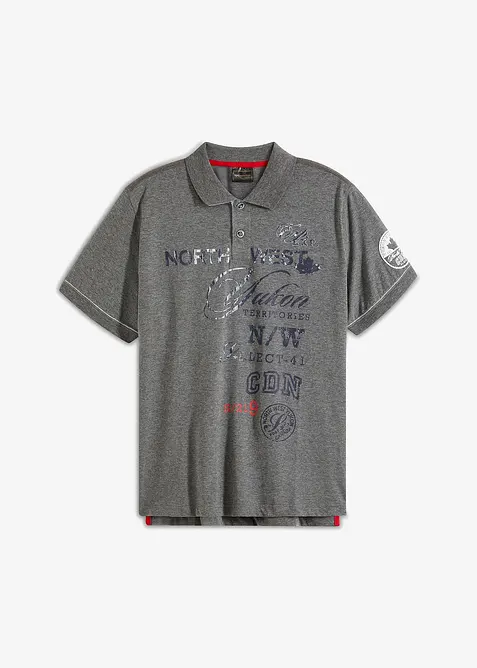 Kortärmad pikétröja i jersey, bonprix