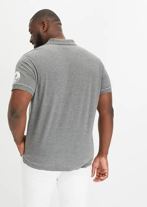 Kortärmad pikétröja i jersey, bonprix