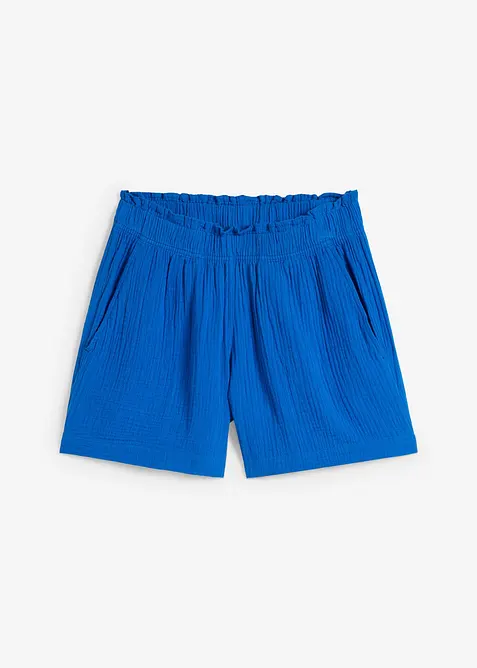 Muslinshorts i bomull, bonprix