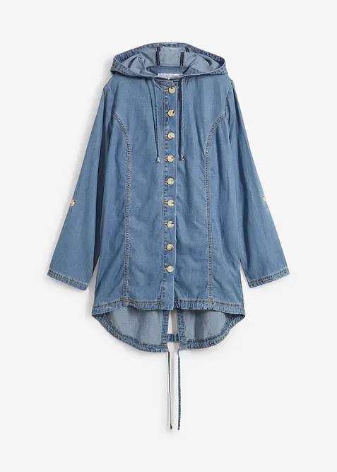 Skjortjacka med svalkande linne, bonprix