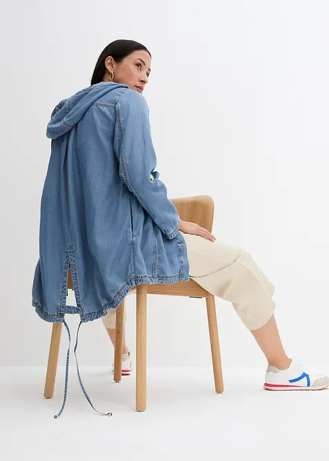 Skjortjacka med svalkande linne, bonprix