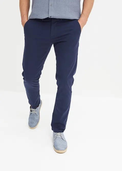 Tunna chinos med stretch, normal passform, bonprix